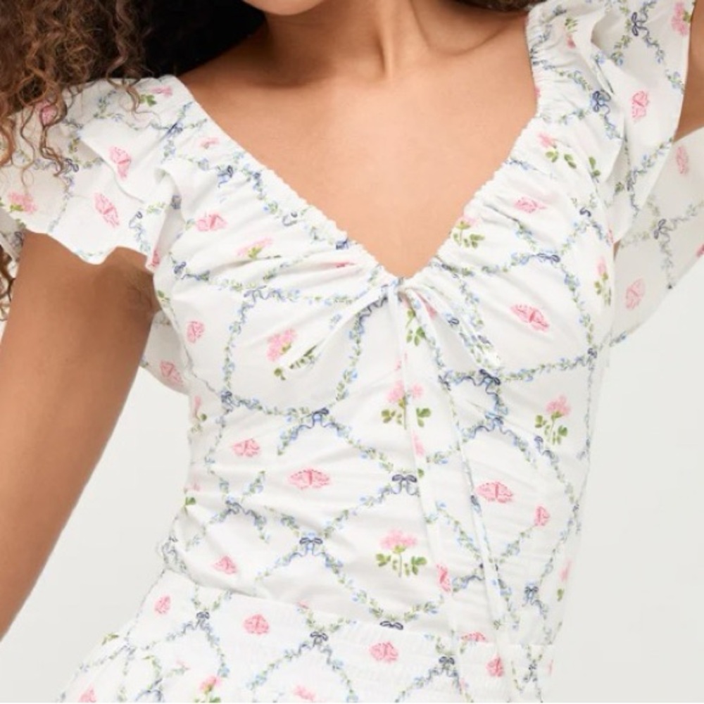 Hill House Butterfly Trellis Zuri Top